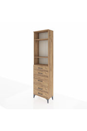 Arges Dolap 3 Raflı 5 Çekmeceli 60x30x221 - S29M120V9A