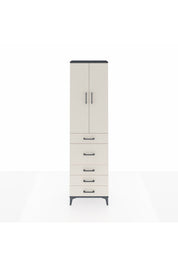 Arges Dolap 2 Raflı 5 Çekmeceli 2 Kapaklı 60x30x221 - S29M121V4A