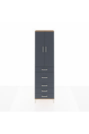Arges Dolap 2 Raflı 5 Çekmeceli 2 Kapaklı 60x30x221 - S29M121V8A