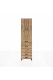 Arges Dolap 3 Raflı 5 Çekmeceli 2 Kapaklı 60x30x221 - S29M122V3A