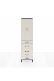 Arges Dolap 3 Raflı 5 Çekmeceli 2 Kapaklı 60x30x221 - S29M122V4A
