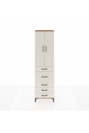Arges Dolap 3 Raflı 5 Çekmeceli 2 Kapaklı 60x30x221 - S29M122V7A