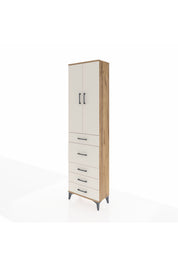 Arges Dolap 3 Raflı 5 Çekmeceli 2 Kapaklı 60x30x221 - S29M122V7A
