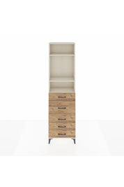 Arges Dolap 3 Raflı 5 Çekmeceli 60x30x221 - S29M123V3A