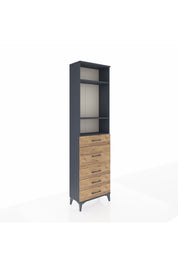 Arges Dolap 3 Raflı 5 Çekmeceli 60x30x221 - S29M123V6A