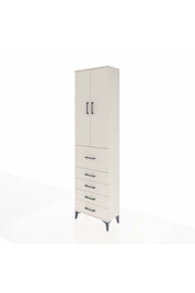 Arges Dolap 2 Raflı 5 Çekmeceli 2 Kapaklı 60x30x221 - S29M124V1A