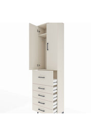 Arges Dolap 2 Raflı 5 Çekmeceli 2 Kapaklı 60x30x221 - S29M124V1A