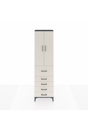 Arges Dolap 2 Raflı 5 Çekmeceli 2 Kapaklı 60x30x221 - S29M124V4A