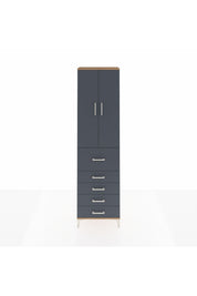Arges Dolap 2 Raflı 5 Çekmeceli 2 Kapaklı 60x30x221 - S29M124V8A