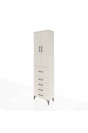Arges Dolap 3 Raflı 5 Çekmeceli 2 Kapaklı 60x30x221 - S29M125V1A