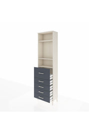 Arges Dolap 3 Raflı 5 Çekmeceli 60x30x221 - S29M126V2A