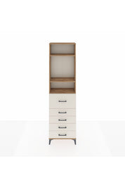 Arges Dolap 3 Raflı 5 Çekmeceli 60x30x221 - S29M126V7A