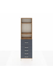 Arges Dolap 3 Raflı 5 Çekmeceli 60x30x221 - S29M126V8A