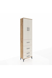 Arges Dolap 2 Raflı 4 Çekmeceli Tek Askılı 60x30x221 - S29M127V7A