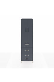Arges Dolap 3 Raflı 4 Çekmeceli 2 Kapaklı 60x30x221 - S29M128V5A