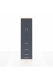 Arges Dolap 3 Raflı 4 Çekmeceli 2 Kapaklı 60x30x221 - S29M128V8A