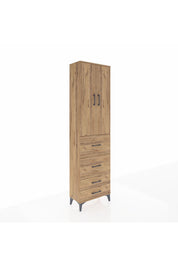 Arges Dolap 3 Raflı 4 Çekmeceli 2 Kapaklı 60x30x221 - S29M128V9A