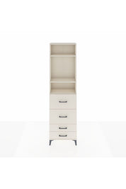 Arges Dolap 3 Raflı 4 Çekmeceli 60x30x221 - S29M129V1A