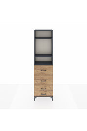 Arges Dolap 3 Raflı 4 Çekmeceli 60x30x221 - S29M129V6A