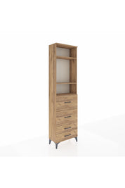 Arges Dolap 3 Raflı 4 Çekmeceli 60x30x221 - S29M129V9A