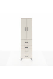 Arges Dolap 2 Raflı 4 Çekmeceli Tek Askılı 60x30x221 - S29M133V1A