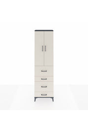 Arges Dolap 2 Raflı 4 Çekmeceli Tek Askılı 60x30x221 - S29M133V4A
