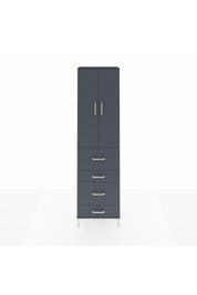 Arges Dolap 2 Raflı 4 Çekmeceli Tek Askılı 60x30x221 - S29M133V5A
