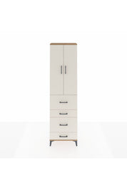 Arges Dolap 2 Raflı 4 Çekmeceli Tek Askılı 60x30x221 - S29M133V7A