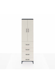 Arges Dolap 3 Raflı 4 Çekmeceli 2 Kapaklı 60x30x221 - S29M134V4A