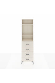 Arges Dolap 3 Raflı 4 Çekmeceli 60x30x221 - S29M135V1A