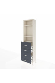 Arges Dolap 3 Raflı 4 Çekmeceli 60x30x221 - S29M135V2A