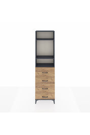 Arges Dolap 3 Raflı 4 Çekmeceli 60x30x221 - S29M135V6A