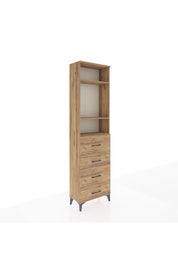 Arges Dolap 3 Raflı 4 Çekmeceli 60x30x221 - S29M135V9A