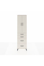 Arges Dolap 2 Raflı 4 Çekmeceli Tek Askılı 60x30x221 - S29M136V1A