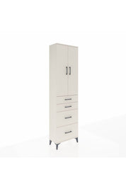 Arges Dolap 2 Raflı 4 Çekmeceli Tek Askılı 60x30x221 - S29M136V1A