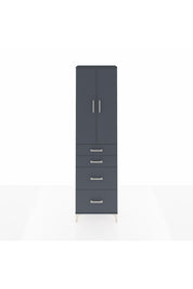 Arges Dolap 2 Raflı 4 Çekmeceli Tek Askılı 60x30x221 - S29M136V5A