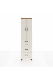 Arges Dolap 2 Raflı 4 Çekmeceli Tek Askılı 60x30x221 - S29M136V7A