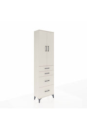 Arges Dolap 3 Raflı 4 Çekmeceli 2 Kapaklı 60x30x221 - S29M137V1A