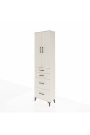 Arges Dolap 3 Raflı 4 Çekmeceli 2 Kapaklı 60x30x221 - S29M137V1A