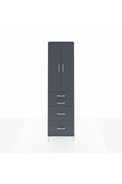 Arges Dolap 3 Raflı 4 Çekmeceli 2 Kapaklı 60x30x221 - S29M137V5A