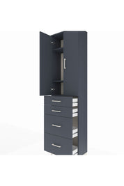 Arges Dolap 3 Raflı 4 Çekmeceli 2 Kapaklı 60x30x221 - S29M137V5A