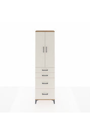 Arges Dolap 3 Raflı 4 Çekmeceli 2 Kapaklı 60x30x221 - S29M137V7A