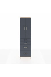 Arges Dolap 3 Raflı 4 Çekmeceli 2 Kapaklı 60x30x221 - S29M137V8A