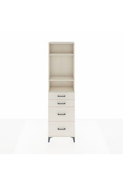 Arges Dolap 3 Raflı 4 Çekmeceli 60x30x221 - S29M138V1A