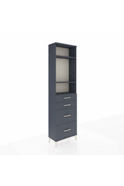 Arges Dolap 3 Raflı 4 Çekmeceli 60x30x221 - S29M138V5A
