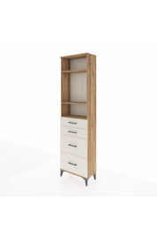 Arges Dolap 3 Raflı 4 Çekmeceli 60x30x221 - S29M138V7A