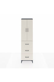 Arges Dolap 2 Raflı 3 Çekmeceli Tek Askılı 60x30x221 - S29M139V4A