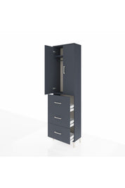 Arges Dolap 2 Raflı 3 Çekmeceli Tek Askılı 60x30x221 - S29M139V5A