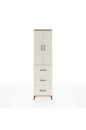 Arges Dolap 2 Raflı 3 Çekmeceli Tek Askılı 60x30x221 - S29M139V7A