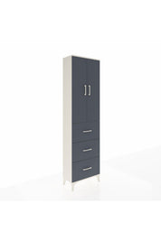 Arges Dolap 3 Raflı 3 Çekmeceli 2 Kapaklı 60x30x221 - S29M140V2A